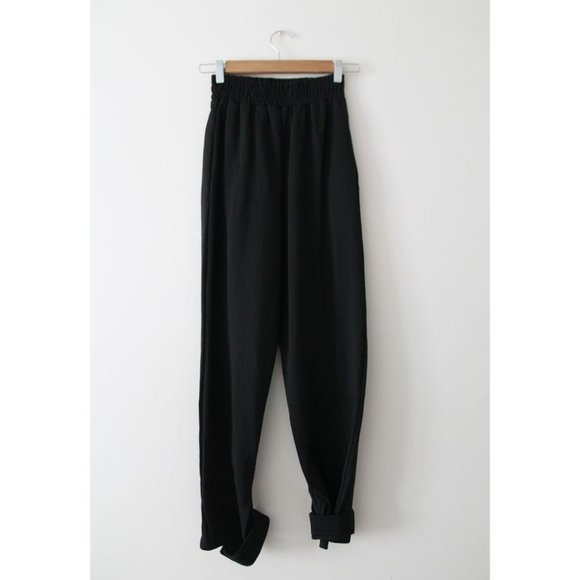 The Frankie Shop Tab Cuff Sweatpants Black Size XS - Picture 3 of 10